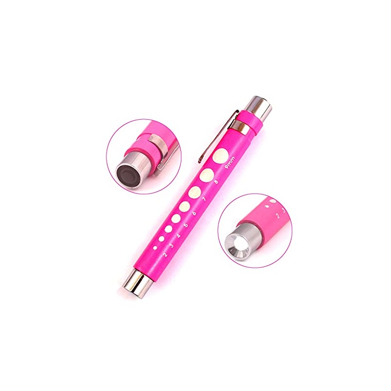 AAProTools Nurse Penlight Medic Reusable LED Pen Light with Pupil