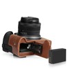 MegaGear Ever Ready Genuine Leather Half Camera Case Compatible with