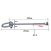 Aqbau® Set of 2 swing hooks M12, swing hooks for