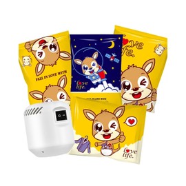 Electric Air Pump with 10 Pack Vacuum Storage Bags, Space Saver Bags (2 Jumbo/2 Large/3 Medium/3 Small) Compression Storage Bags for Clothes, Vacuum Bag Pump Included