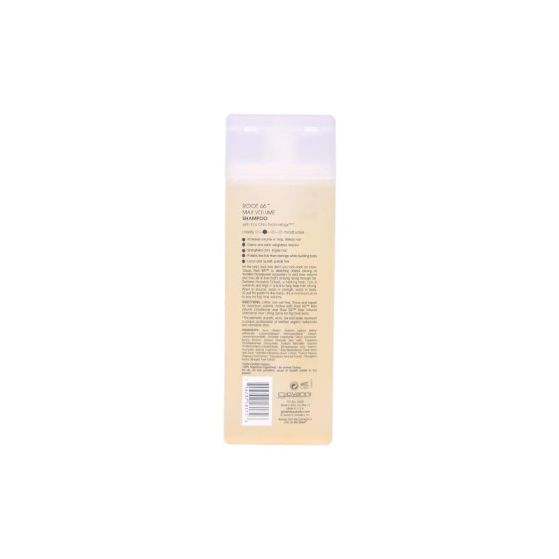 Giovanni Root 66 Max Volume Shampoo, 250ml