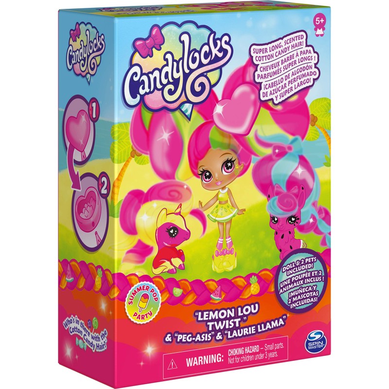 Candylocks Lemon Lou 2 Animal Hair Toy Doll
