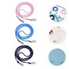 Abaodam 6Pcs Glove Leash Clips Bright Color Mitten Straps with