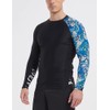LAFROI Men's Long Sleeve UPF 50+ Baselayer Skins Performance Fit
