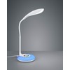 Reality Leuchten Krait R52781201 LED Desk Lamp Plastic White Base