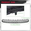 HECASA Front Lower Grille Grill Compatible with 2015-2023 Dodge Charger