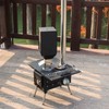 Outdoor Camping Stove Accessory Pellet Bin with Burner for Tent