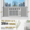 Powrocket Window Air Conditioner Surround Foam Insulation Panels,Window AC Side