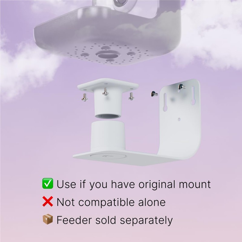 Birdbuddy Wall Mount - Versatile Bird Feeder Wall Mount for