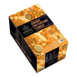 Horley Tea - Té De Jengibre Con Cúrcuma Y Canela 20 Sobres                                                                                            
