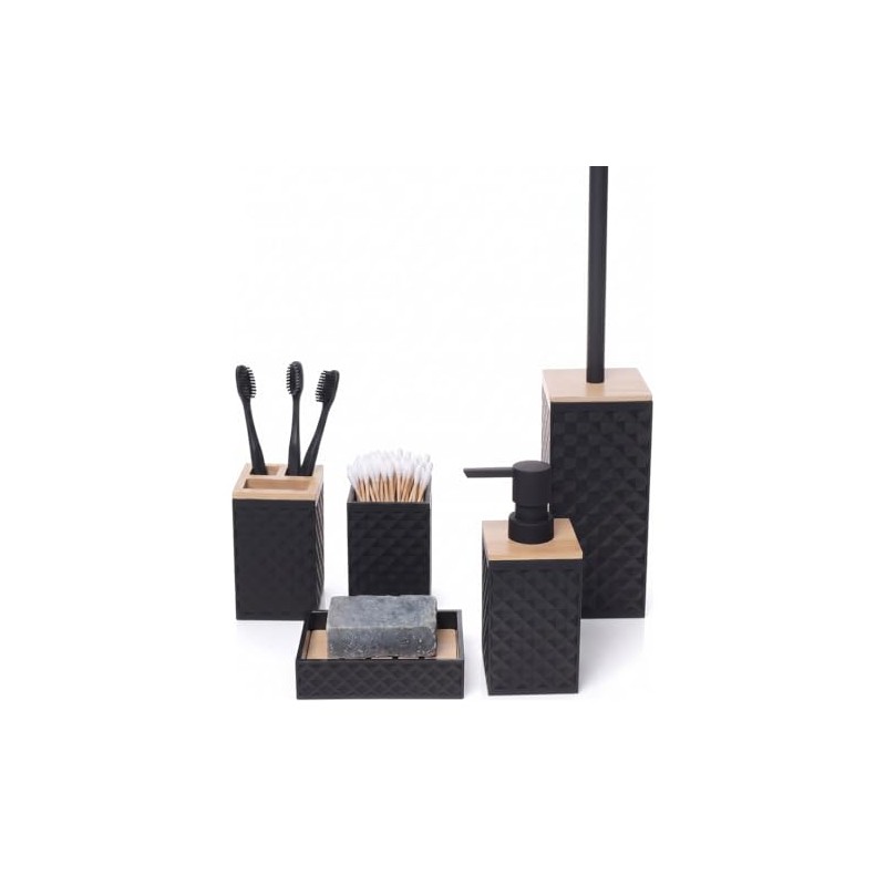 Set de Accesorios para Baño 5 Piezas con Detalles en