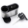 Mayaaran Stainless Steel Soap Dispensing Kitchen sink Organiser, Liquid Soap