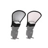 Alpha Depot White and Silver Lightweight Reflector Reflector Reflector Small