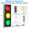 yamxun Traffic Light Lamp Decor on Wall: Remote Control LED