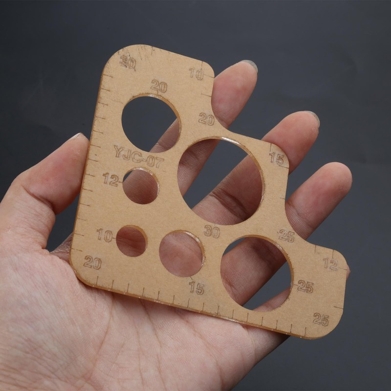 Clear Template for Drawing Acrylic Circle Template for Leather Style