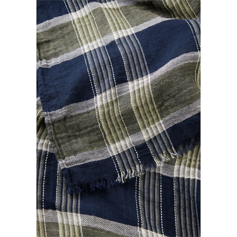 camel active Men's Organic Cotton Scarves, dark green, Unit size