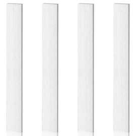 ZAVOOS 4 Pack 1095 Steel Flat Stock, High Carbon Steel for Knife Making, 12" x 1.5" x 1/8" Cold Rolled Steel Bar, Mild Forge Steel Plate for Blanks Making Supplies Professional Hobbyist Use