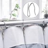 Metal Curtain Hooks, 30 PCS Stainless Steel Rustproof Drapery Hooks