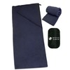 MYSTIC EARTH Sleeping Bag, Envelope Type, Inner Sleeping Bag, Fleece,