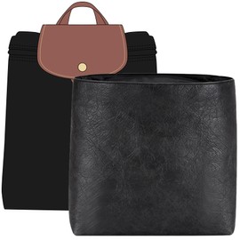 Doxo Upgraded Backpack Organzier Insert Compatible with Le-Pliage Backpack and More, Ultra-light Waterproof DupontPaper Bag Organizer Insert for Backpacks, (9" L x 3.9" W x 9" H, Black)