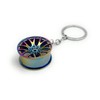 H-Customs Wheel Rim Car Tuning Colourful Effect Keyring Pendant Colourful