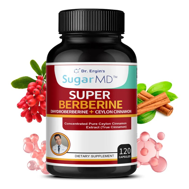 Cpsulas De Complejo De Berberina - Salud Metablica Sin Sabor