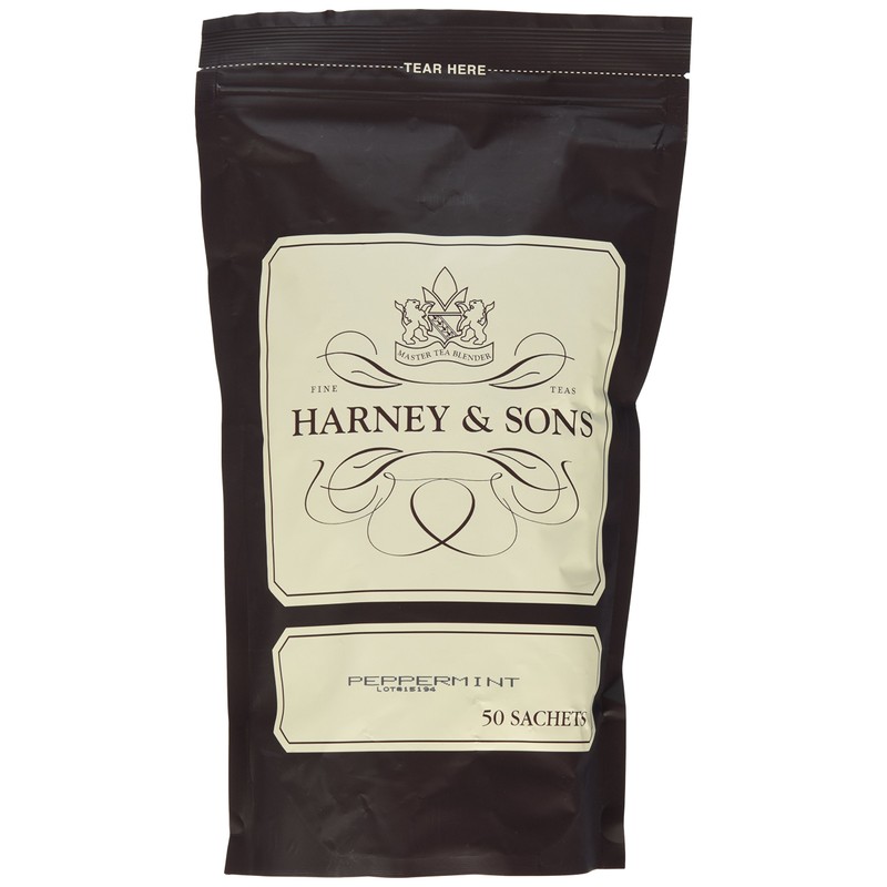 Harney & Sons Bag of Sachets Peppermint, 50 Count