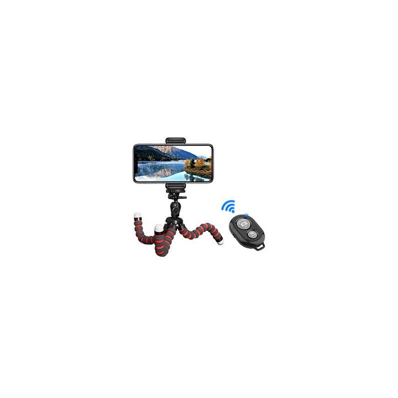 PEYOU , Portable 5-in-1 Cell Phone Camera Tripod with Wireless