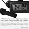 Mercader Digital 2 Pzs Termómetro Higrómetro Digital De Sonda Medidor