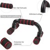AIMALL Ergonomic H-Shaped Push-up Stand - Enhanced Stability Home Gym