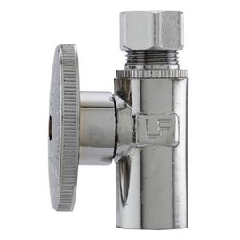 Master Plumber MP2781PCLF Straight Supply Stop Valve, Chrome, 1/2-In. Copper Sweat x 3/8-In. O.D. Compressi - Quantity 6