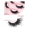 Pestañas Postizas 5 Pares Efecto Fox Eye Banda Invisible Negro