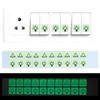 Nightlight Switch Sticker Set with 10 Bells and 10 Light