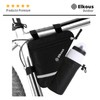 Elkous Bolsa para bicicleta de montaña/carretera, triangular, con compartimento para