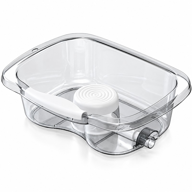 Portable Shampoo Bowl with Neck Support Lightweight Bedridden Hair Washing