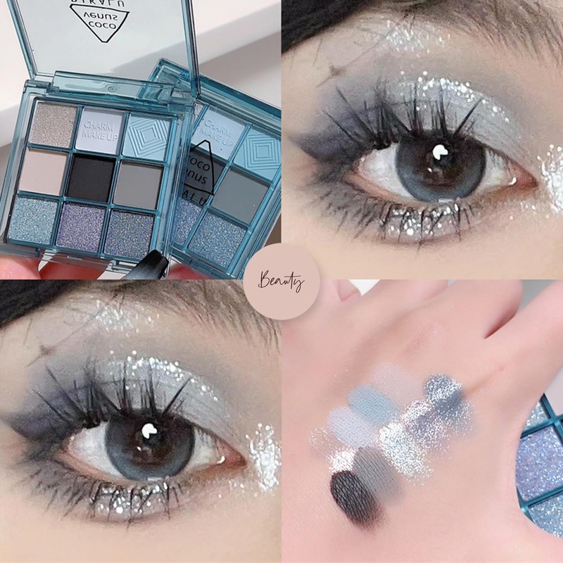 Eyeshadow Palettes, Matte Blue Eye Shadow Pallets For Women, Highly