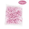 Mekupeu100 PCS Disposable Plastic Eyelash Flower Glue Ring