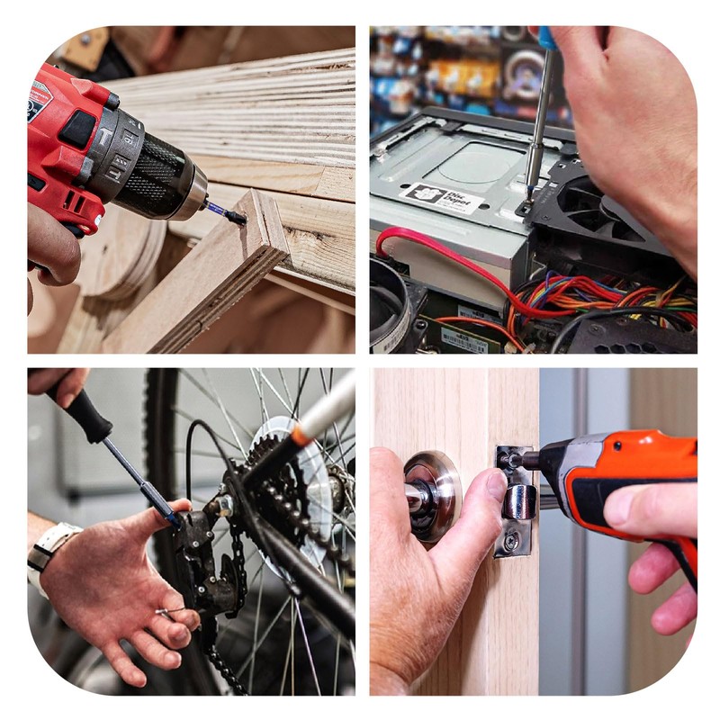 Geinxurn 2 In. Security T25 Impact Magnetic Screwdriver Bit Set,