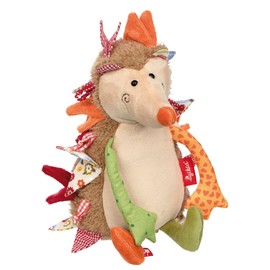SIGIKID 38302 Igel Patchwork Sweety Mädchen und Jungen Kuscheltier empfohlen ab Geburt mehrfarbig