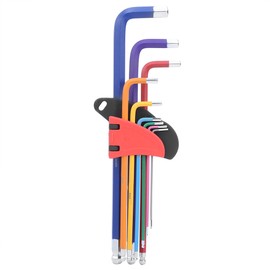 Lengthened Type Flat End Hex Wrench Set Socket Head Wrench Hand Tools Kit C Style