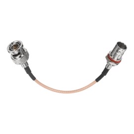 sourcing map 0.33FT/0.1M 3G-SDI Cable, BNC Male to Female HD-SDI Cable 75 Ohm RG179 Coaxial Video Jumper Video Camera Wire for Camera Surveillance CCTV Monitor Broadcast System, Orange