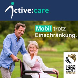 DHG SitWalk Seat Tape - Transfer Aid for Wheelchair Users I With Wide & Padded Contact Surface I Manual Transfer Aid for People in Need of Care