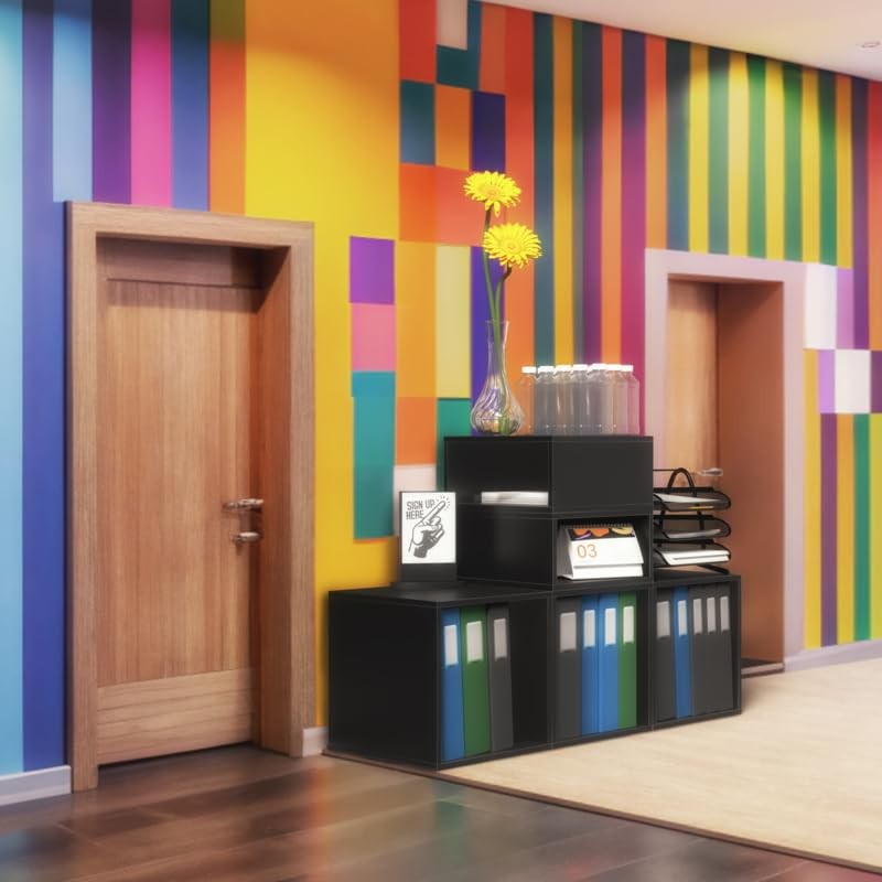 Niche Cubo Wood Stackable Storage Bookcase Shelf Organizer Cube -