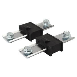 1Set Exhaust System Muffler Saddlebag Supports Brackets Support For Harley Tour Glide FLT / Electra FLHT Road King FLHR Street FLHX FLTR 1985-2021, Black/Chrome, (JR-MP-744-CH)