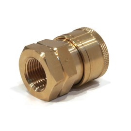 The ROP Shop | 3/8" FPT Brass Quick Connect Coupler for Power Pressure Washer Water Pump Socket