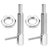 PATIKIL Retractable Indexing Plunger Pin, 2 Pcs M10x1.5 Stainless Steel
