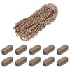 uxcell 10 Meters/10.94 Yards Blinds Bead Chain Cord Plastic Ball