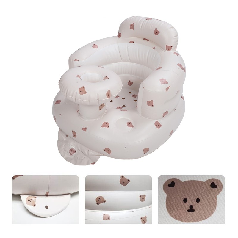 Baby Inflatable Seat Infant Back Support Sofa Sitting Up Toddler