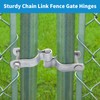Amoskey Chain Link Fence Gate Hinges, Chain Link Fence Parts,