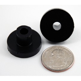 Isolate It: Sorbothane Vibration Isolation Bushing 70 Duro (.25" ID - 1" OD - .6" Deep) - 12 Pack